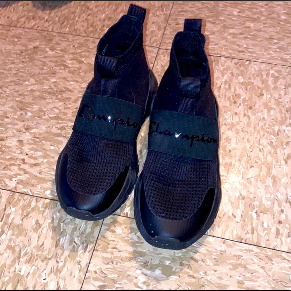 Champion All Black Sock Shoes